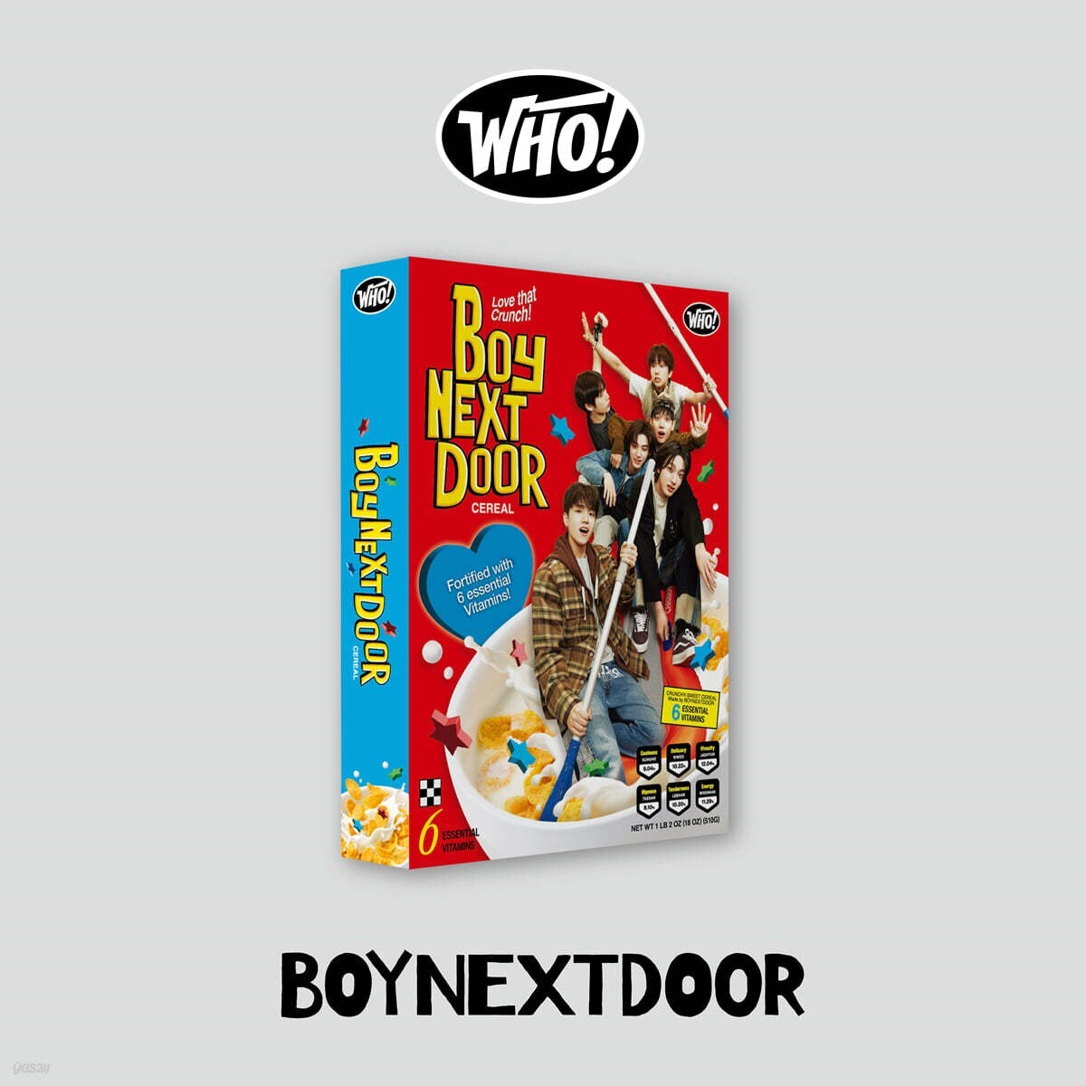 BOYNEXTDOOR 1st Single Album WHO CRUNCH CD+Book+P.Card+Post+ BOYNEXTDOOR 1st Single Album WHO CRUNCH CD+Book+P.Card+Post+