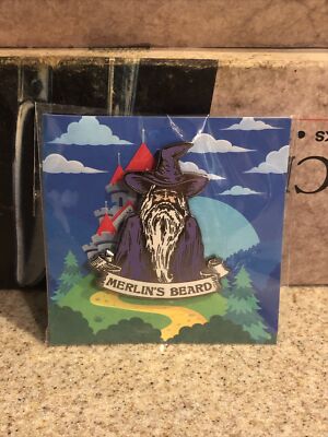 Merlin's Beard Pin Geek Gear Wizardry Harry Potter