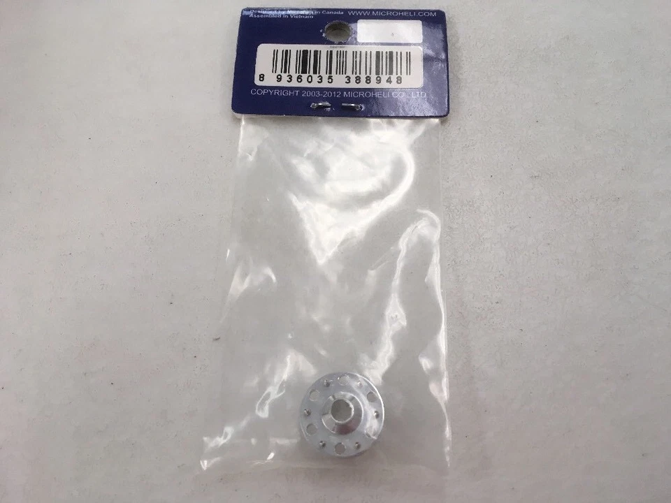 Buje de engranaje principal de aluminio Microheli para hoja 130X069/X pieza #MH-130X069H Foto 2 de 4