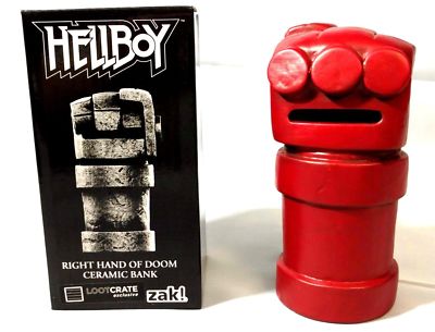 Hellboy Right Hand Of Doom Ceramic Money Bank Spardose Lootcrate Exclusive