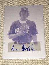 JOSH HARTLE 2020 Leaf Perfect MAGENTA PRINT PLATE AUTO #1/1 Wake Forest