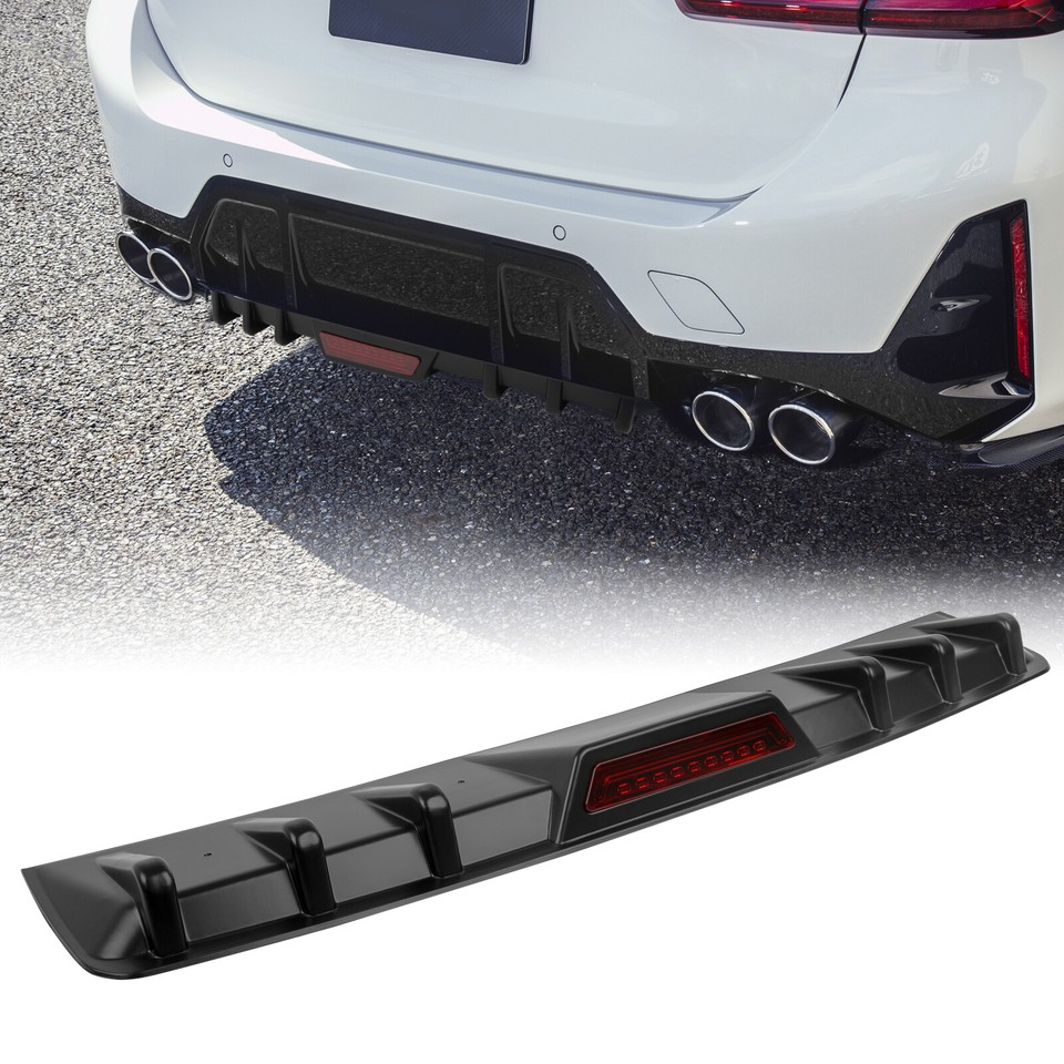 For VW Passat B7 B8 CC Rear Bumper Diffuser Splitter Reflective Strip ...