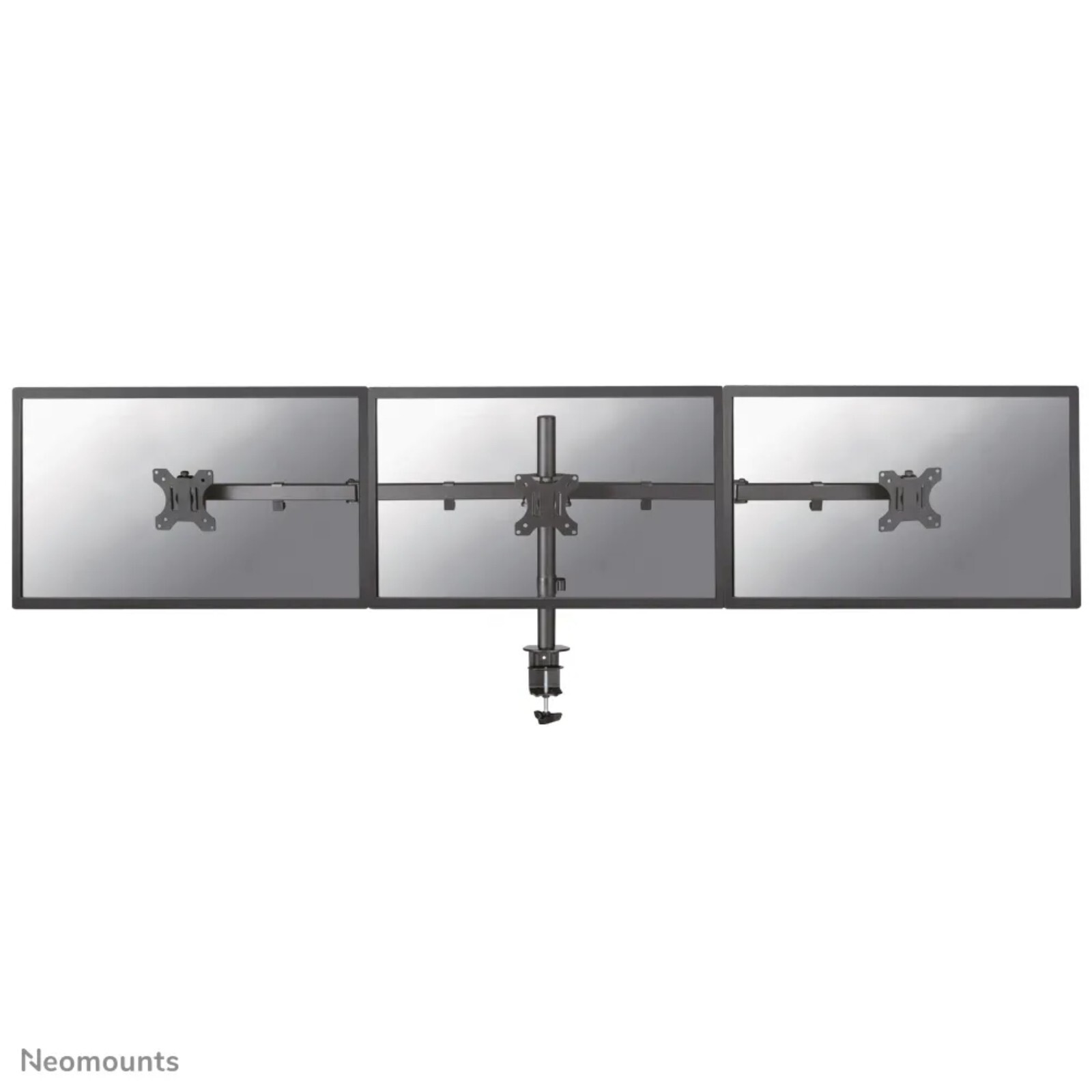 Neomounts Triple Monitor Desk Mount Arm Clamp Black FPMA-D550D3BLACK  BOX DAMAGE