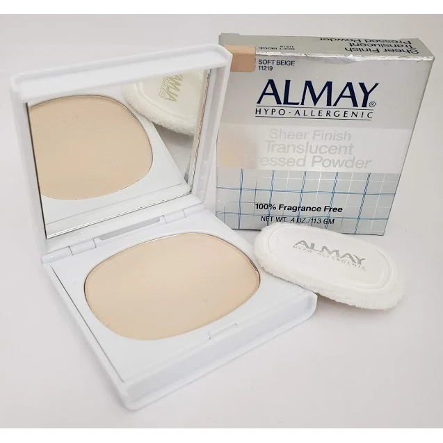 Polvo prensado translúcido con acabado transparente hipoalergénico Almay (seleccionar tono) envío gratuito Foto 2 de 2