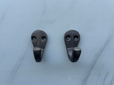 Vintage Style Cast Iron Wall Furniture Coat Robe Hat Cloth Hook Hanger 2Pcs