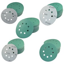 50x 5" Dustless Hook & Loop Sanding Discs for Dewalt Orbit Sander (80-220 Grit)