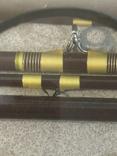 Vintage Wright & McGill Trailmaster Eagle Claw 7 1/2 piedi n. Asta mosca M4TMF 4pz - Foto 4 di 4