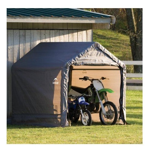 Outdoor Storage Sheds Portable Motorcycle ATV Garage Garden Lawn