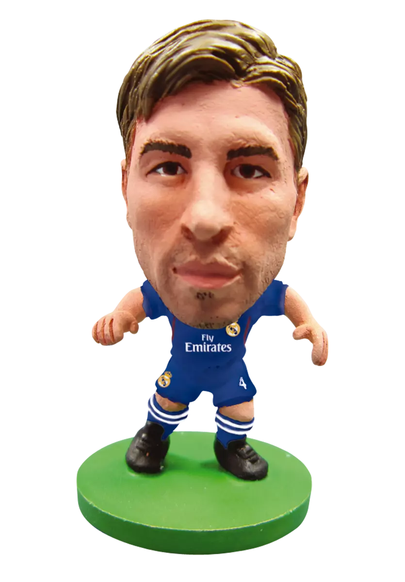 SERGIO RAMOS REAL MADRID SOCCERSTARZ MINI SOCCER FIGURE OFFICIALLY LICENSED