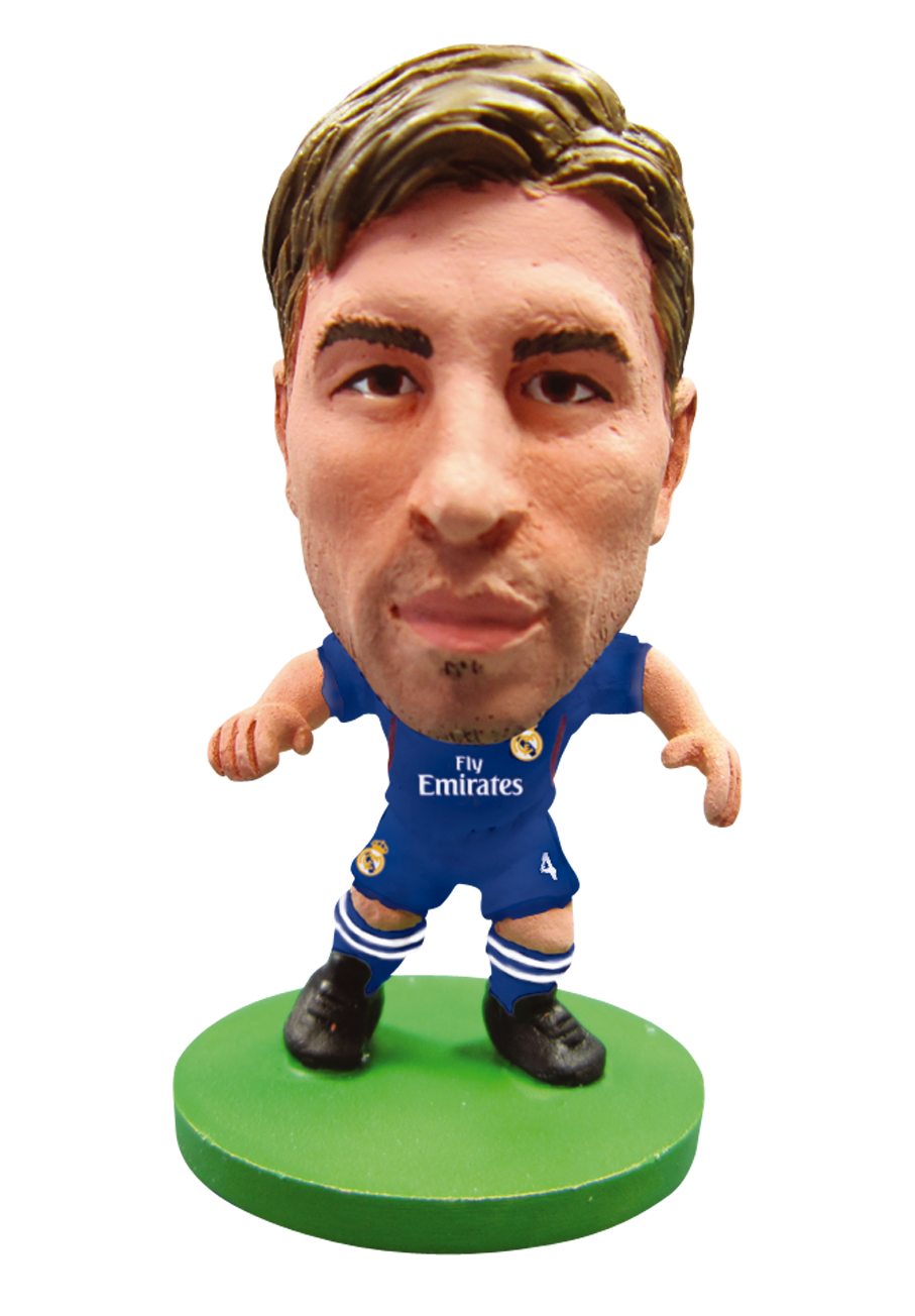 SERGIO RAMOS REAL MADRID SOCCERSTARZ MINI SOCCER FIGURE OFFICIALLY LICENSED