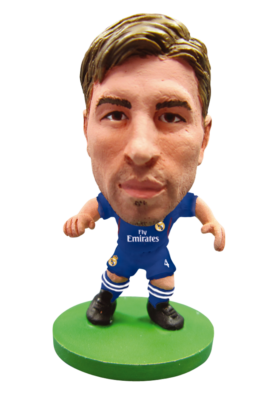 SERGIO RAMOS REAL MADRID SOCCERSTARZ MINI SOCCER FIGURE OFFICIALLY