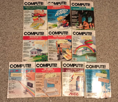 Compute ! The Journal for Progressive Computing  1985   10  Issues  Vintage