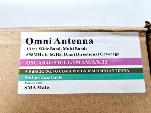 Omni Antenna Oscar 2G 3G 4G SMA Male Brand New Ultra Wide Band Multi Bands - Photo 8/24