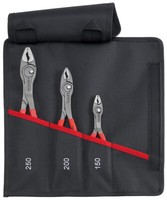 Knipex 00 19 61 V01 3 X Frontgreifzange Twingrip 150Mm 200Mm 250Mm In Rolltasche