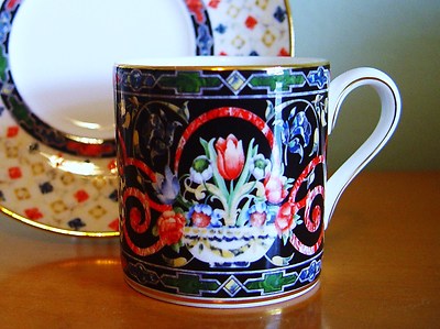 WEDGWOOD Harlequin Jewel Bond Shape Demitasse Cup (no saucer 