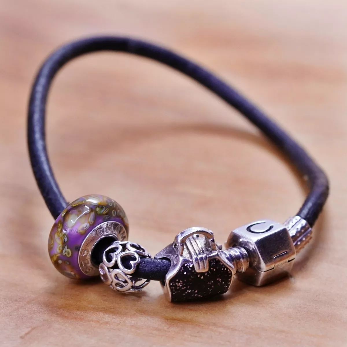Chamilia store leather bracelet
