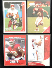 TONY GONZALEZ - 2001 Vintage & Debut & 2002 Score 2006 UD SP - Chiefs - All MINT