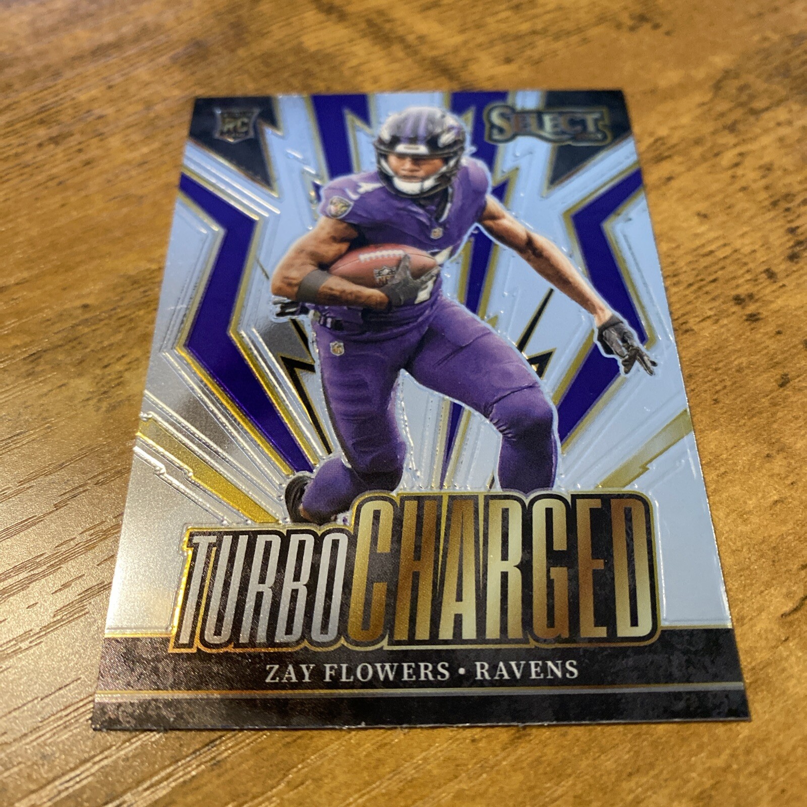 2023 Panini Select - Turbocharged #TUR-ZFL Zay Flowers (RC)