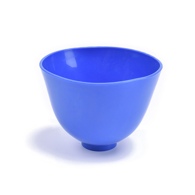 Dental Nonstick Flexible Rubber Impression Mixing Alginate Bowls （Blue