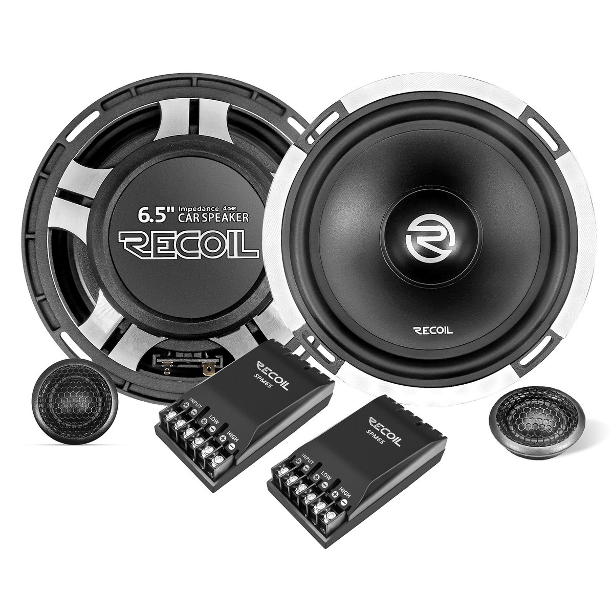 SPM65 Level-2 Series Car Audio Component Speaker System