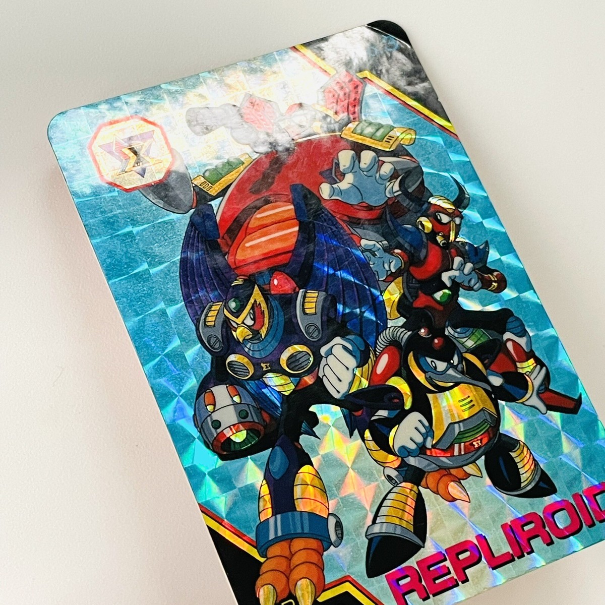 1993 Vintage Mega Man X Rockman Trading Card Holo No. 3 Reploid