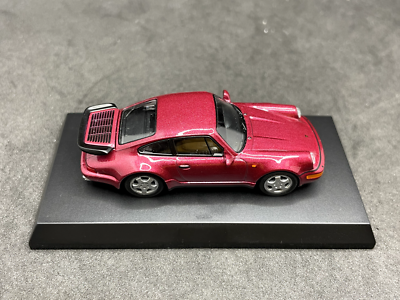 Kyosho 1/64 Porsche collection3 911 TURBO 964 pink diecast model