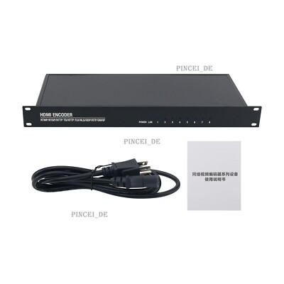 8CH H.265 1U   Encoder PC NVR Video Encoder for RTMP/RTSP/HTTP #W6