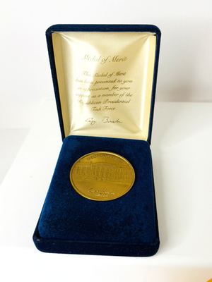 #ad George H W Bush Medal of Merit Republican Presidential Task Force Award $149.99