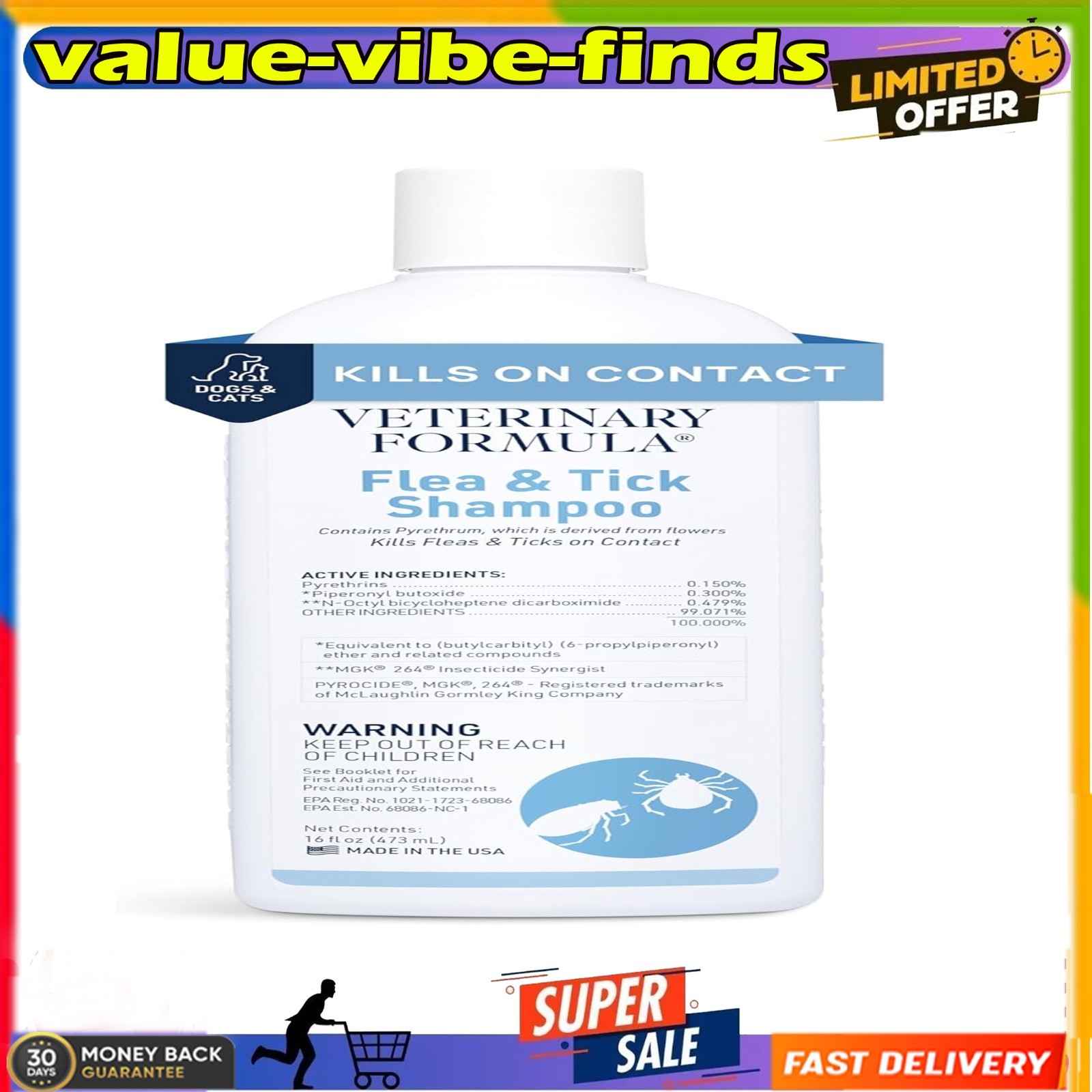 For Dogs And Cats, 16 Oz