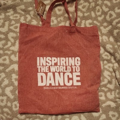 New York Broadway Dance Center official canvas tote bag- Inspiring the world