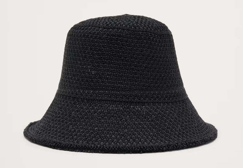 NWT Hat Attack Black Penny Woven Bucket Hat One Size Penny Woven Bucket – Hat Attack New York main image 2