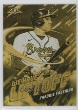 2021 Topps Fire We Have Liftoff Gold Minted Freddie Freeman #WHL-3 2s2