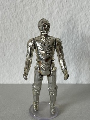 Star Wars vintage C3-PO Silber Fixed Limbs Übliche Gelenke komplett
