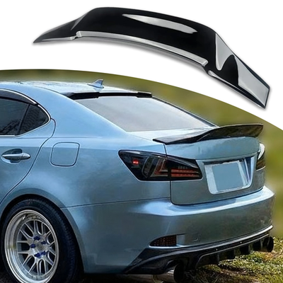 FOR 2006-2013 LEXUS IS250 IS350 ISF DUCKBILL RT STYLE GLOSSY BLACK