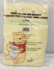 Winnie The Pooh Crib Organizer Yellow Disney Baby Nursery 6 Pouches New Sealed