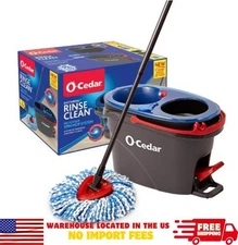 O-Cedar RinseClean™ Clean Water Spin Mop & Bucket System, Clean with Clean Water