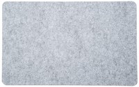6Er Set Platzsets, Tischsets Filz 45X30Cm Hellgrau Rechteckig Kesper