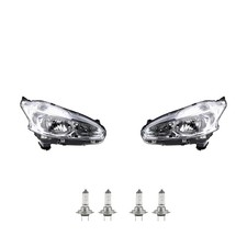 Scheinwerfer Set Halogen passend für Peugeot 208 12 - 15 mit H7 H7 Links Rechts