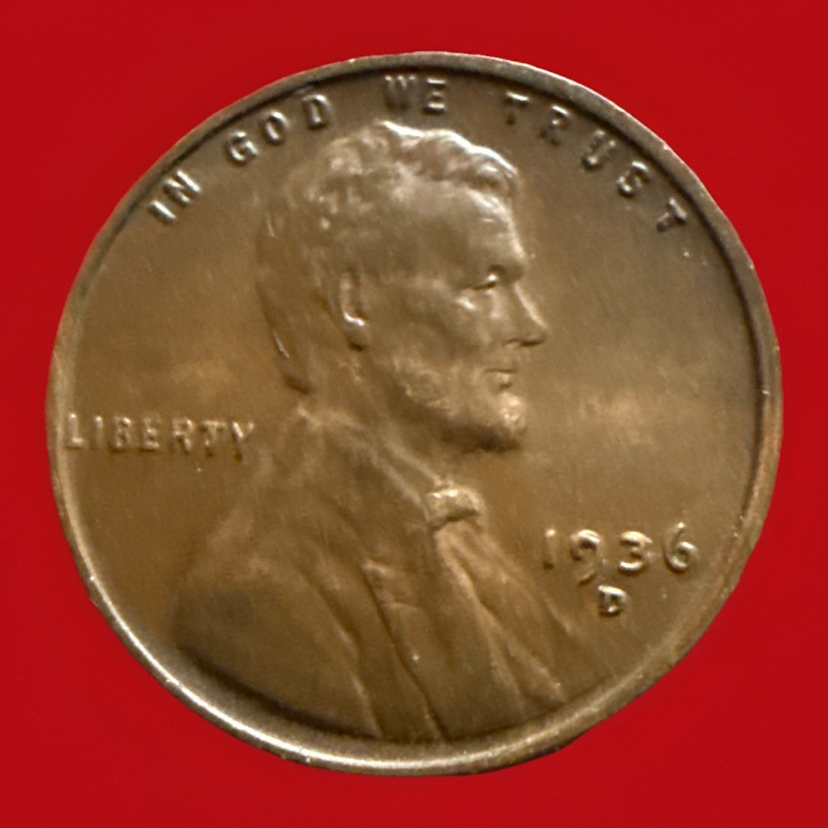 1936-D Lincoln Wheat Penny Cent AU BN Actual Coin 542 | eBay
