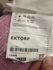 Federe ektorp divano ikea 3 posti