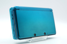 [REGION FREE] Nintendo 3DS Aqua Blue Console [RANK A] US DUTY PAID #003