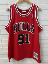 Dennis Rodman Chicago Bulls Mitchell  Ness Swingman Jersey Throwback Size L