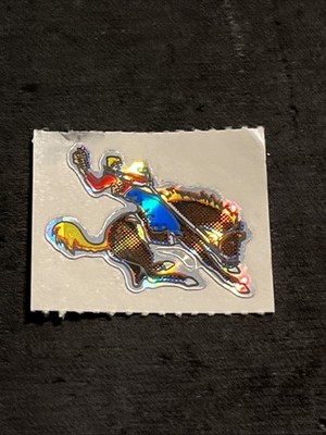 Vintage 80 s Prism Rodeo Bucking Horse Sticker - Rare