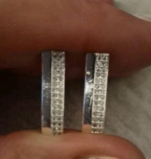 Sterling Silver Huggie Hoop Earrings