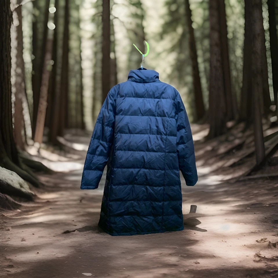 Usado: Gabardina Alfani negra con cremallera frontal para mujer 1X  Foto 3 de 4