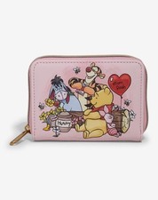 NEW Loungefly Disney Winnie The Pooh Valentine's Day Mini Zipper Wallet - CUTE