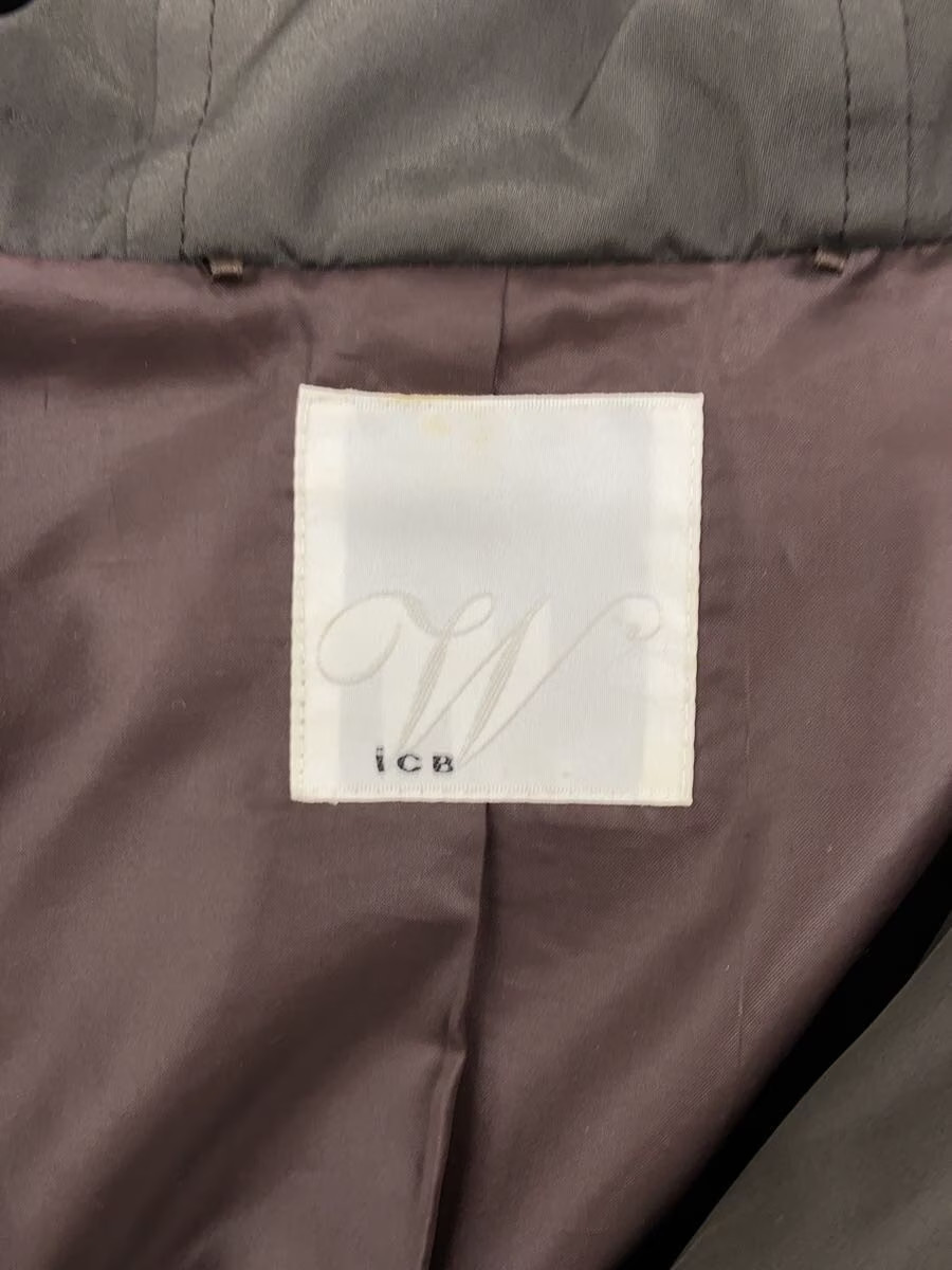 ICB Long Down Jacket -- Polyester Brown Solid Col… - image 3