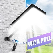 3000W Commercial LED Solar Street Light Outdoor Dusk Dawn Super Bright Floodlamp