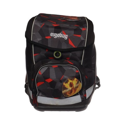 Ergobag, Rucksack, Unisex (Kinder), Schwarz/Rot/Grau, Sonstiges, 25, 20 #Ma7