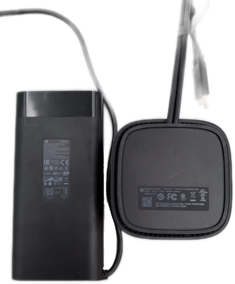 HP Thunderbolt Dock G2 Docking Station with Combo Cable and 230W Adaptor - Image 3 of 4